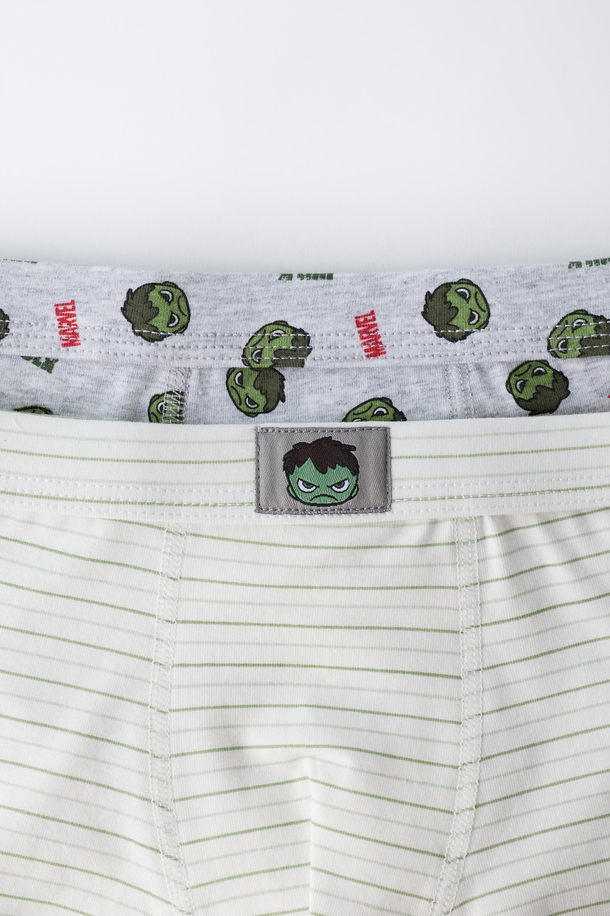 3-6 ANS/ LOT DE DEUX BOXERS HULK © MARVEL